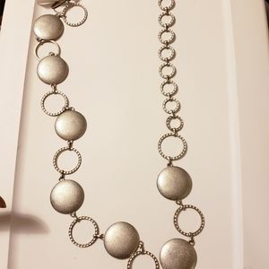 Women's Silver 44" Chain Adjustable ⛓ Belt